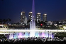 밤이 아름다운 세종시 방축천