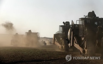 이스라엘 가자 공습 나흘째…팔'사망자 100명 육박