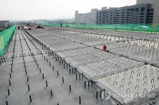 경부선 수원역 과선교 공사현장