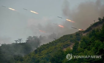 김정은, 포사격훈련 지도