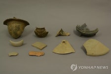 몽촌토성서 발견된 백제 주거지 유물