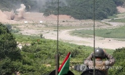 한·미 연합 제병협동 실사격 훈련