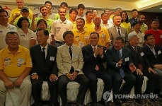 정 총리, 고려인 이주 150주년 국제오토랠리 참가단 만찬 참석