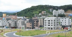 용인역북지구에 들어선 단독주택