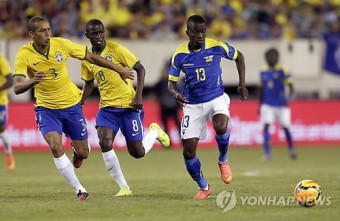 '윌리안 결승골' 브라질축구, 평가전서 에콰도르 제압