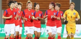 <아시안게임 D-5> 한국 여자축구 태국에 5대0 승