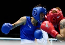 <아시안게임> 펀치 날리는 시하이주안