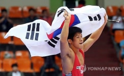 <아시안게임> 정지현 금메달