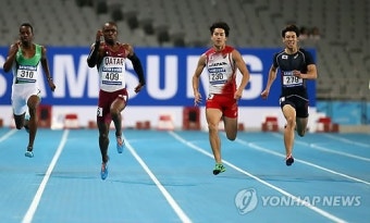 <아시안게임> 여호수아, 남200m 동메달