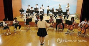 전교생이 배우겸 연주가인 사창초등학교