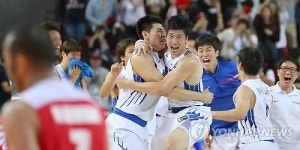 <아시안게임> 한국 남자 농구 역전승으로 금메달