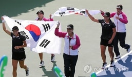 <아시안게임> 정구 여자 단체전도 금메달!