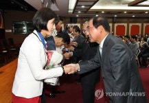 청주시, 아시안게임 활약 선수단 환영식