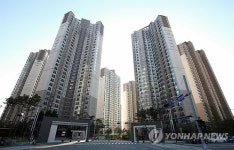 울산시 북구 아파트 전경