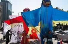 세종대로 지나는 동학농민혁명 퍼레이드