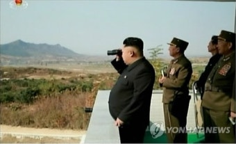 北 김정은, 軍 연합 실기동훈련 참관