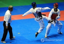 태권도 이대훈, 당황하지 않고