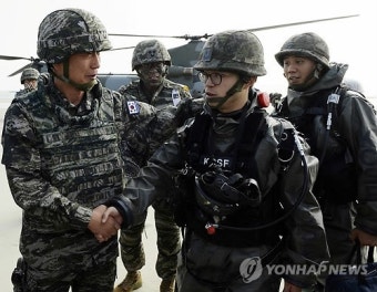 해병대, 서북도서 긴급 증원 훈련