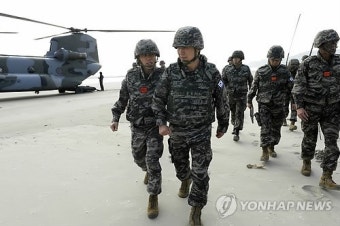 해병대 서북도서 긴급 증원 훈련