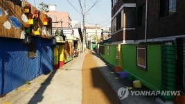 수원 인계동 주민들 벽화골목 인계 올레길 조성
