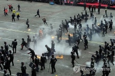 경찰 경호경비단 돌발집회 진압 훈련
