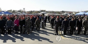 해병대 장단·사천강 전투 전승기념 행사