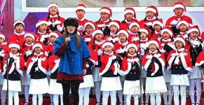 축하공연 펼치는 어린이 합창단