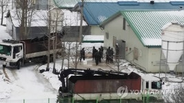 구제역 확진판정 농장 돼지 살처분