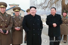 김정은, 조선인민군 항공 및 반항공군 제458군부대 시찰