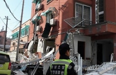 공주 원룸서 LP가스 폭발사고…6명 부상(종합)