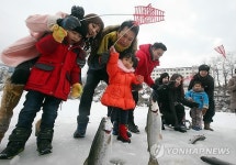 홍천강꽁꽁축제로 오세요