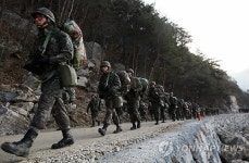 산악군단 장병의 새해 첫 힘찬 발걸음