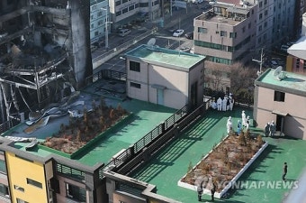 의정부 화재 연소확대 원인 규명에 집중…합동 현장감식
