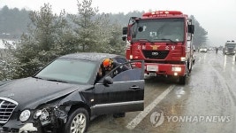 횡성 중앙고속도로 43중 추돌 현장