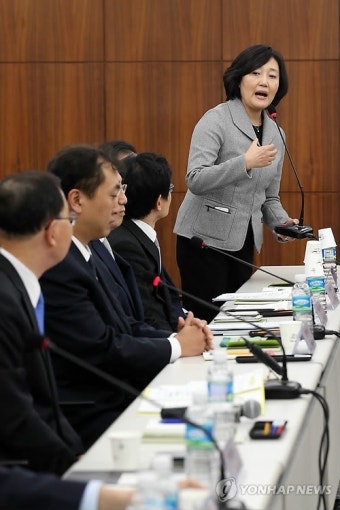 정총리, 박영선 의원 제안 경청