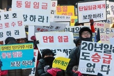 동일임금체계 보장하라!