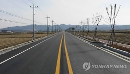 서천 신성리갈대밭 진입도로
