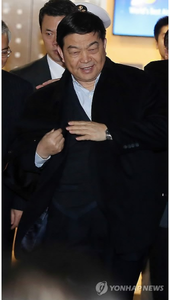 방한한 창완취안 중국 국방부장