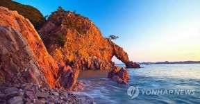  서산 황금산 코끼리바위