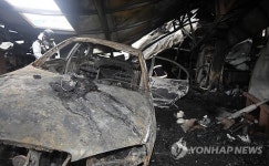 제주 공업사·아파트 화재 재산피해 4억7천만원