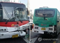 노원구서 광역버스→시내버스→택시 추돌…23명 다쳐
