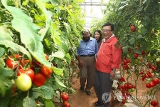 이동필장관 아랍에미리트 유기농 농장 방문