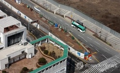 신분당선 가칭 광교중앙역 공사현장