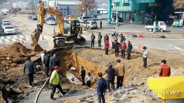 창원 상수관로 파손…단수 등 시민 불편은 없어