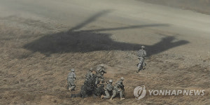 이동하는 한미 장병