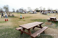 노을공원 가족캠핑장 개장
