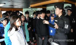 인천 고잔中 수학여행단, 해군 광개토대왕함 견학