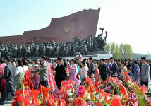 온덕종합장식 | 북한 인민군 창건 83주년