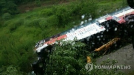 구례에서 버스 전복 사고