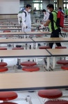 메르스 확산 방지 위한 학교 구내식당 소독